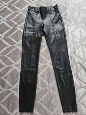 Zara Black Faux Leather