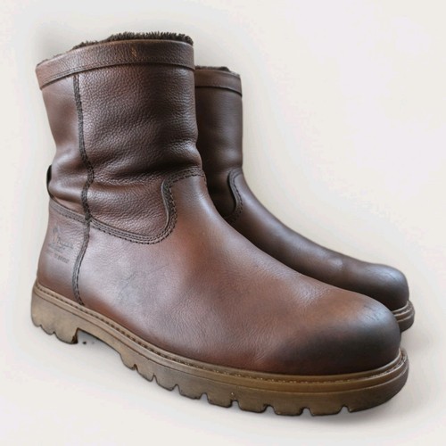 Panama jack brown leather fur - leather,