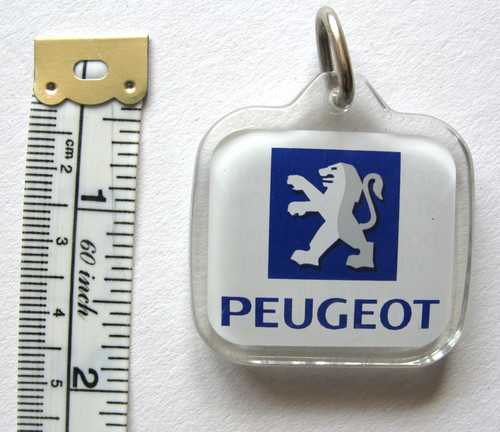 Vintage peugeot keyring - vintage, 1990s