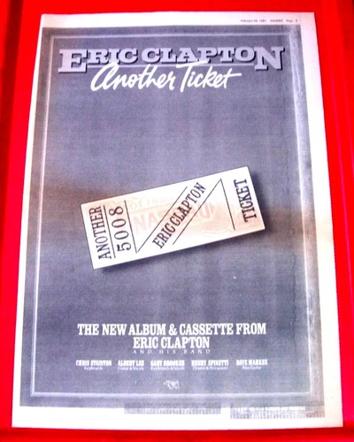 Eric clapton another ticket - clapton,