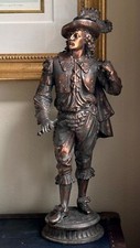 Antique Bronze Statue •