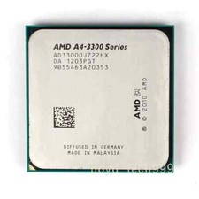 AMD A4-3300 CPU processor 2.5GHz FM1 905 PIN AD3300OJZ22HX A4-Series