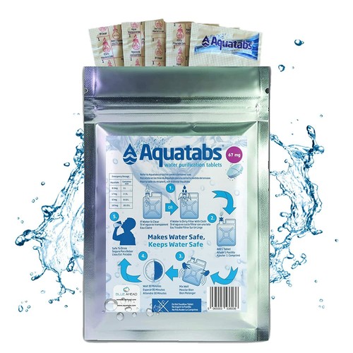 Water purification tablets - water,