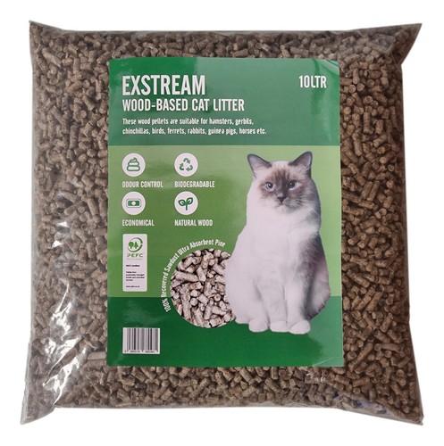 Cat litter wood - litter, pellets