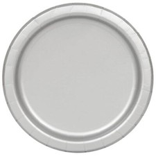 Paper Party Plates Round or Square Solid Colours Choice of Plate & Pack Sizes