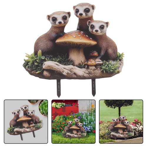 Meerkat statue stake - meerkat,