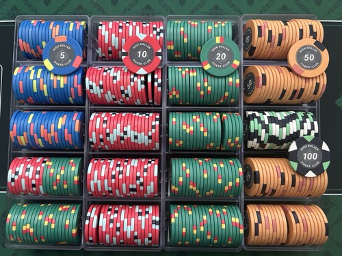 Ceramic poker chips set - chips,