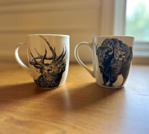 Set wildlife porcelain - 2,
