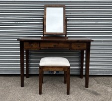 Laura Ashley Garrat Chestnut Dressing Table, Mirror And Stool