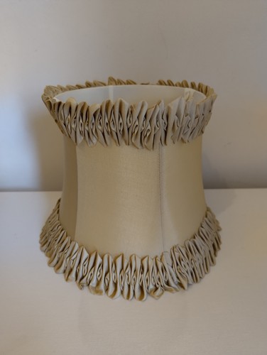 Table lampshade silk champagne - table,