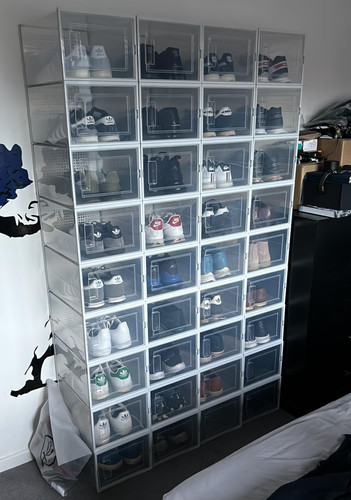 Songmics clear stackable - songmics, 18