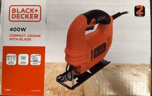 Corded jigsaw black - corded, decker