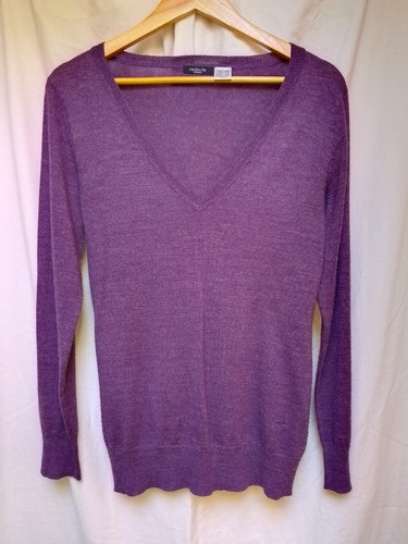 Redoute purple merino - merino, wool