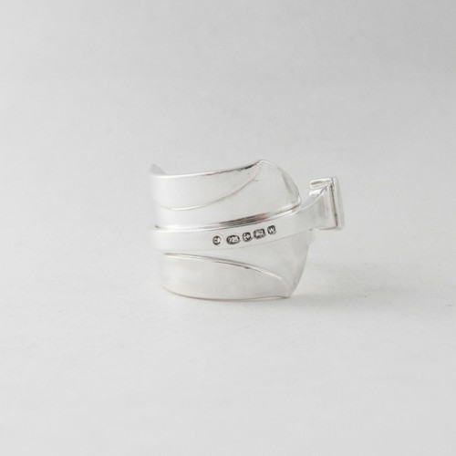 Silver spoon ring stunning - ring,