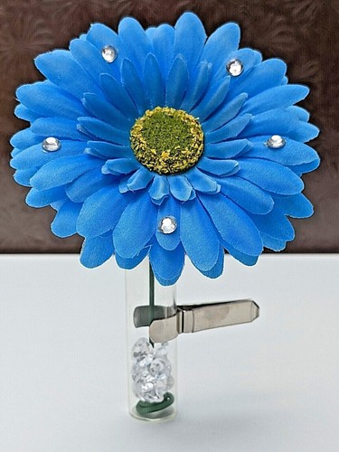 Sky blue gerbera - gerbera, flower