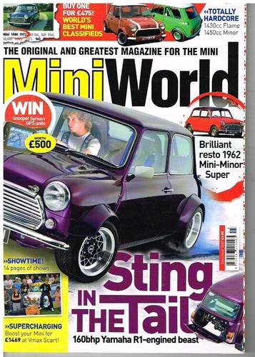 Mini world magazine with - world,