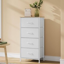 WOLTU Chest Of Drawers White 4