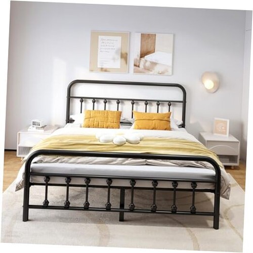 Metal bed frame size - metal,