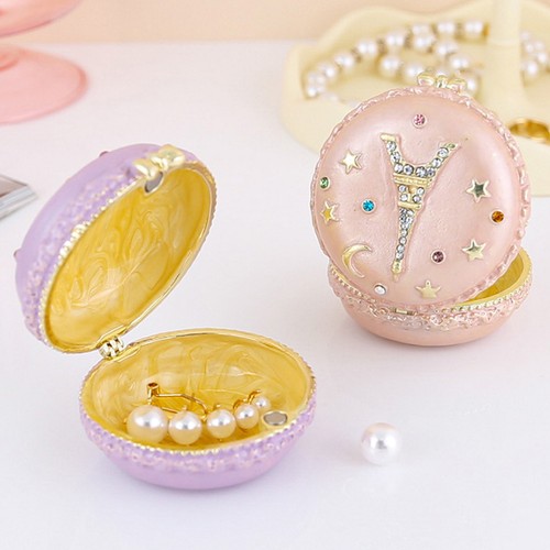 Hinged jewelry box zinc alloy - box,