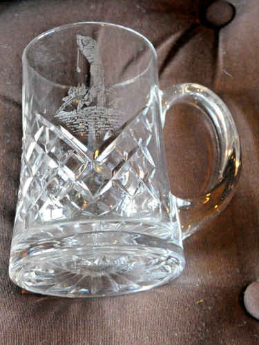 Signed royal doulton crystal - signed,
