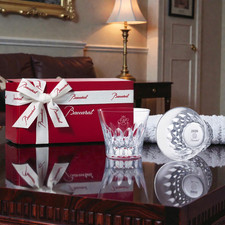 Baccarat 2026 Dahlia Tumblers Set of 2 Rock Glass Japan NIB