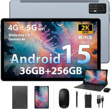 Android 15 Tablet 11 Inch with Sim Card Slot,Gaming/Office Tablets 5G Wifi,Octa-
