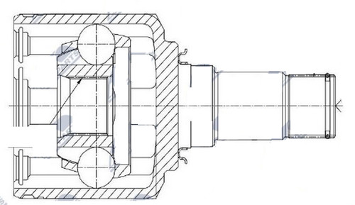 Inner joint set for subaru - inner,