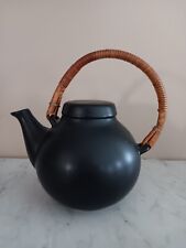  2 Cup Black Satin Glazed