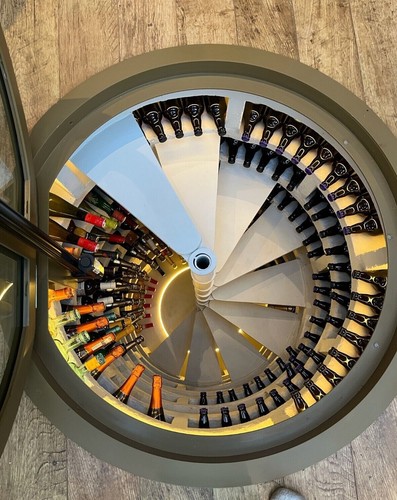 Dio met circular hinged - hinged, glass