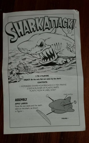 Vintage 1988 shark - vintage, attack