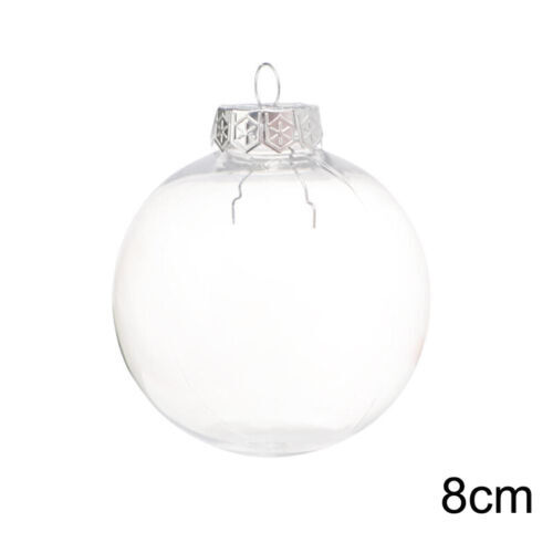 10cm clear plastic ball - clear,