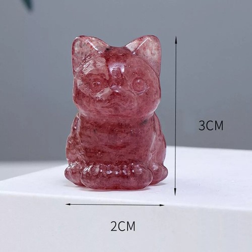 Natural strawberry quartz - strawberry,