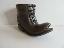 Miniature Pottery Boot Spill