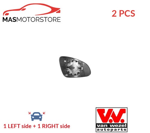 Rear view mirror glass - rear, pair