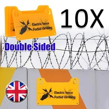10x Warning Electric Fence