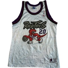 Champion Toronto Raptors NBA Jersey Men's 44 Medium Stoudamire #20 Vintage Shirt