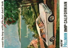 Picture Postcard, THE HILLMAN IMP CALIFORNIAN (REPRO)