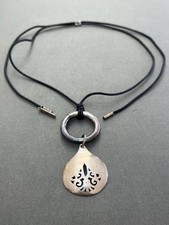 Vintage Bouvier Silver Pendant