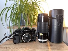 Canon A1 with Miranda 75-300mm F4.5-5.6 Zoom Lens - Tested & Working (WOW!)