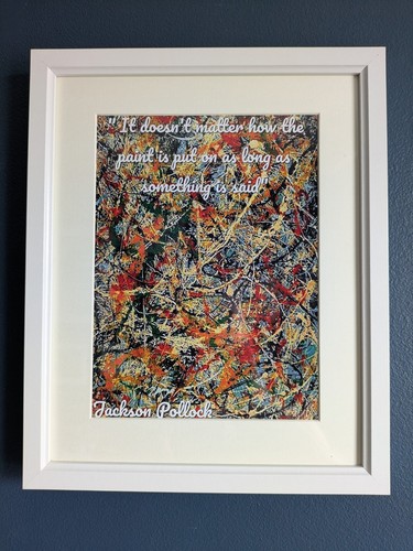 Jackson pollock framed - framed,