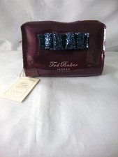 TED BAKER GLITTER BOW PLUM