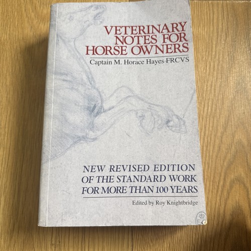 Veterinary notes for - for, horse
