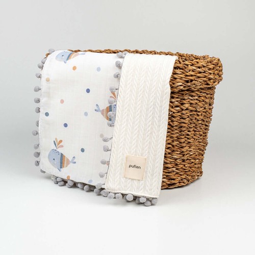 Baby animal blanket knitted - baby,