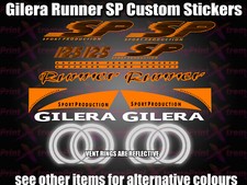 Gilera Runner SP CUSTOM Sticker Decal Set FX FXR 125 172 180 183 ORANGE