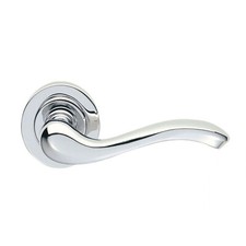 Apollo Door Handle On Rose