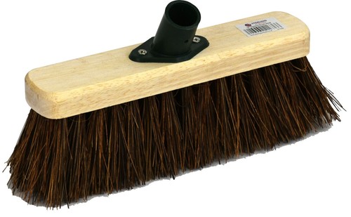 Stiff bassine broom - 12", head