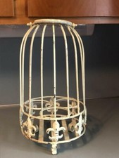Bird Cage Fleur De Lis Shabby