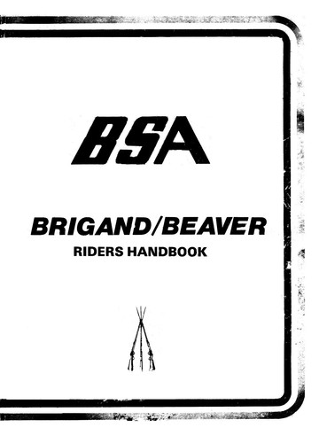 Bsa brigand beaver - brigand,