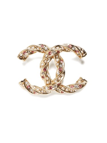 Chanel gold and pink - and,