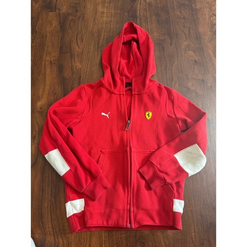 Puma ferrari kids hoodie - puma, red